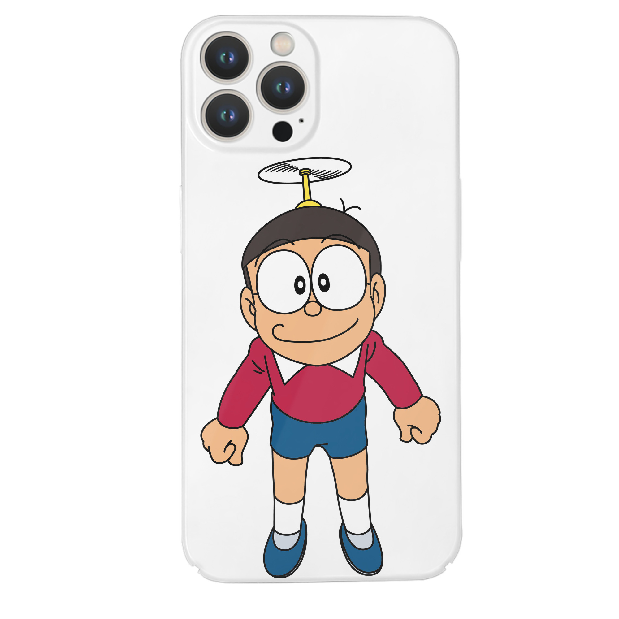 （画像用） ドラえもん 野比 のび太 Doraemon Nobita Nobi 【iPhone 14シリーズ対応】ハードケース